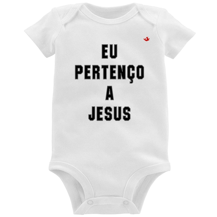 Body Bebê Eu pertenço a Jesus