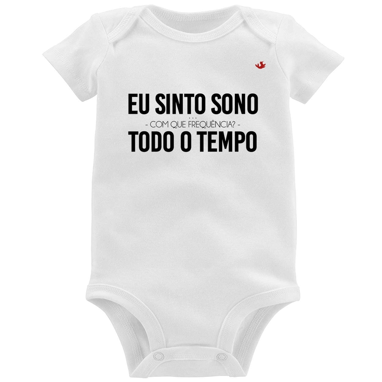 Body Bebê Eu sinto sono, todo o tempo