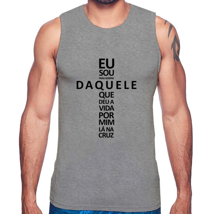 Regata Eu sou daquele que deu a vida por mim na cruz - Cinza