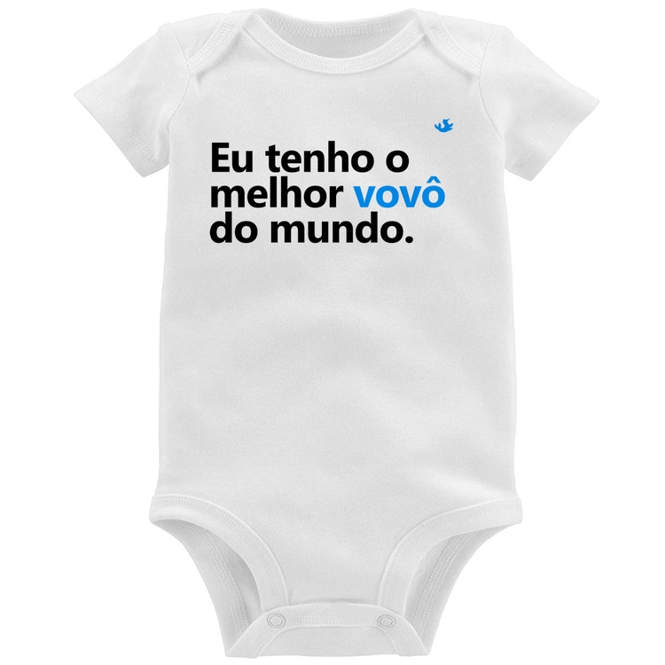 Body Bebê Eu tenho o melhor vovô do mundo