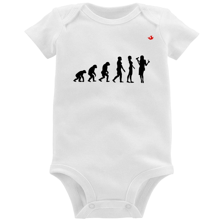 Body Bebê Evolução da Cabeleireira
