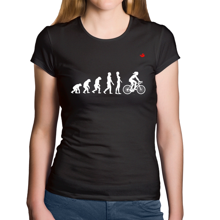 Baby Look Algodão Evolução da Ciclista