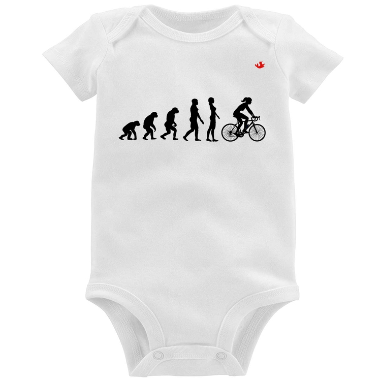 Body Bebê Evolução da Ciclista