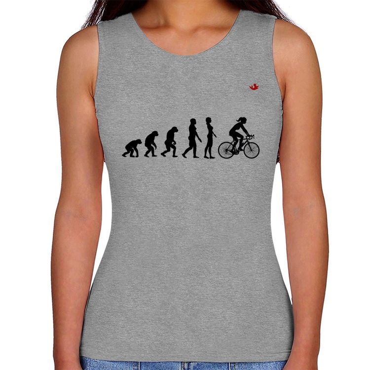 Regata Feminina Evolução da Ciclista - Cinza