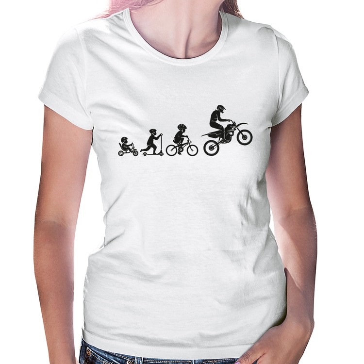 Baby Look Evolução da Moto