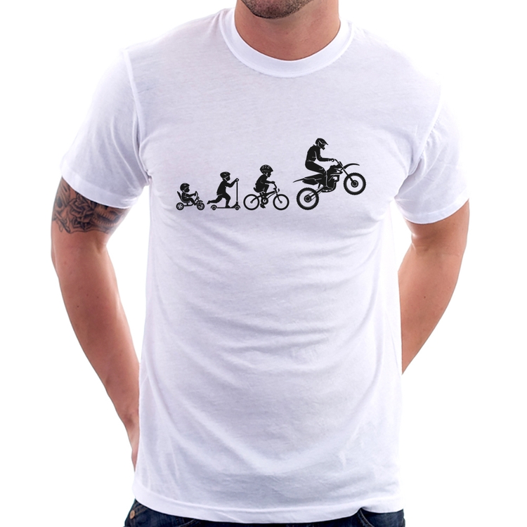 Camiseta Evolução da Moto