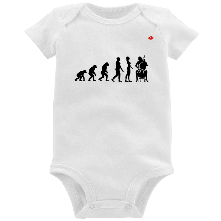 Body Bebê Evolução da Violoncelista