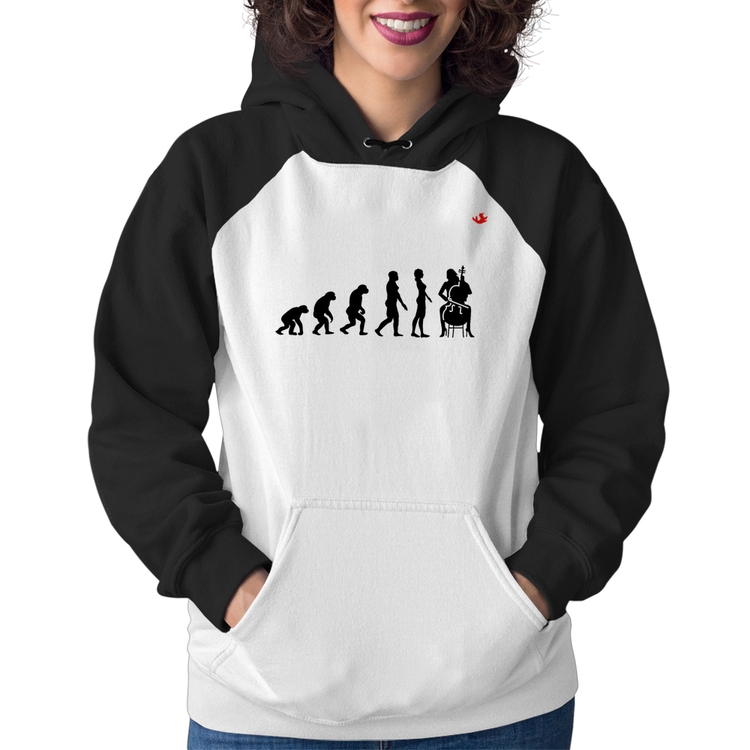 Moletom Feminino Evolução da Violoncelista