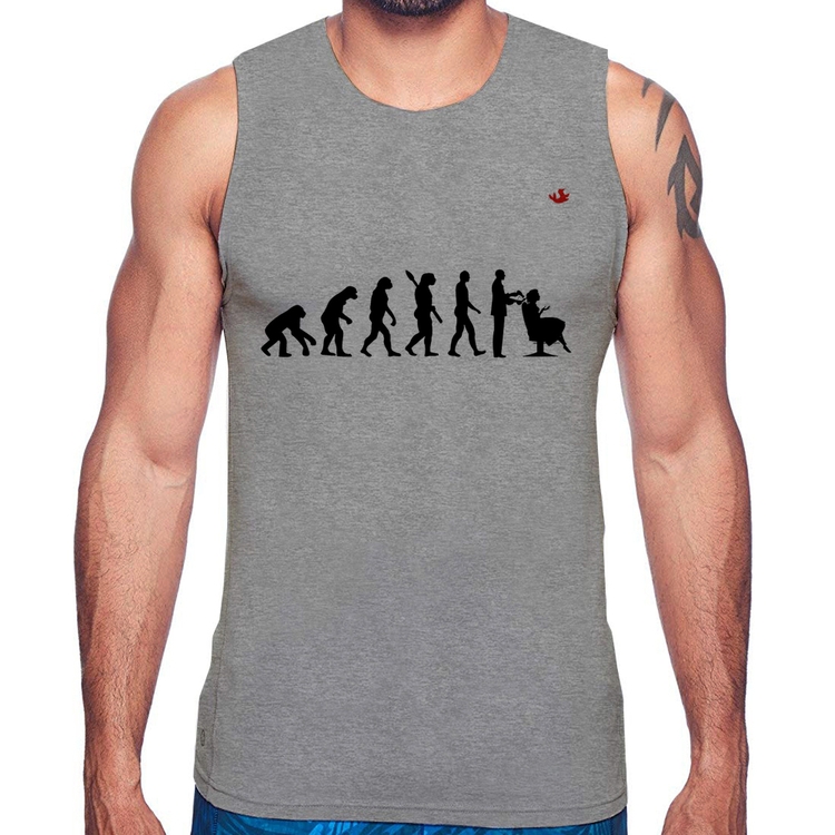 Regata Evolução do Cabeleireiro - Cinza