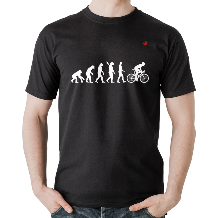 Camiseta Algodão Evolução do Ciclista