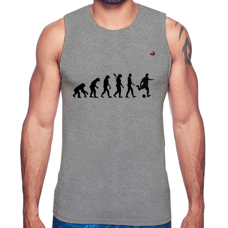 Regata Evolução do Futebolista - Cinza