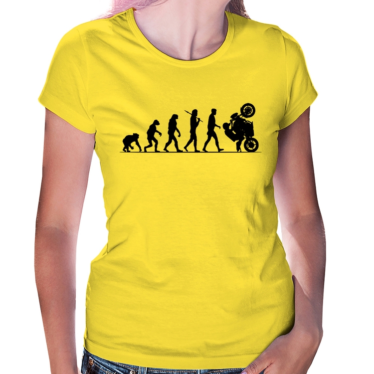 Baby Look Evolução do Grau XJ6 - Amarela