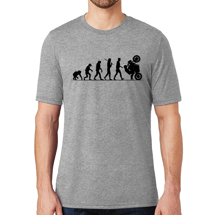 Camiseta Evolução do Grau XJ6 - Cinza