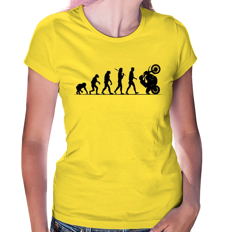 Baby Look Evolução do Grau XT 660 - Amarela