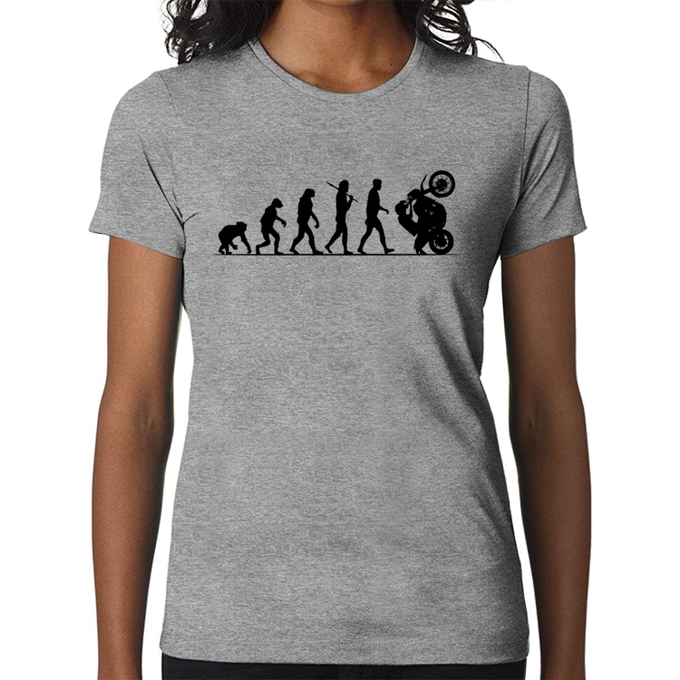 Baby Look Evolução do Grau XT 660 - Cinza