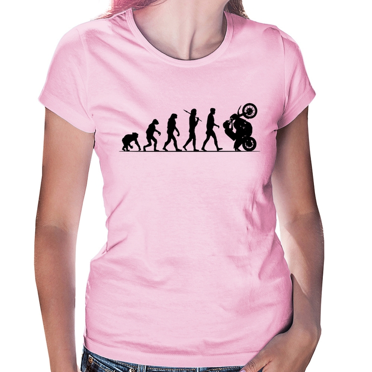 Baby Look Evolução do Grau XT 660 - Rosa Bebê