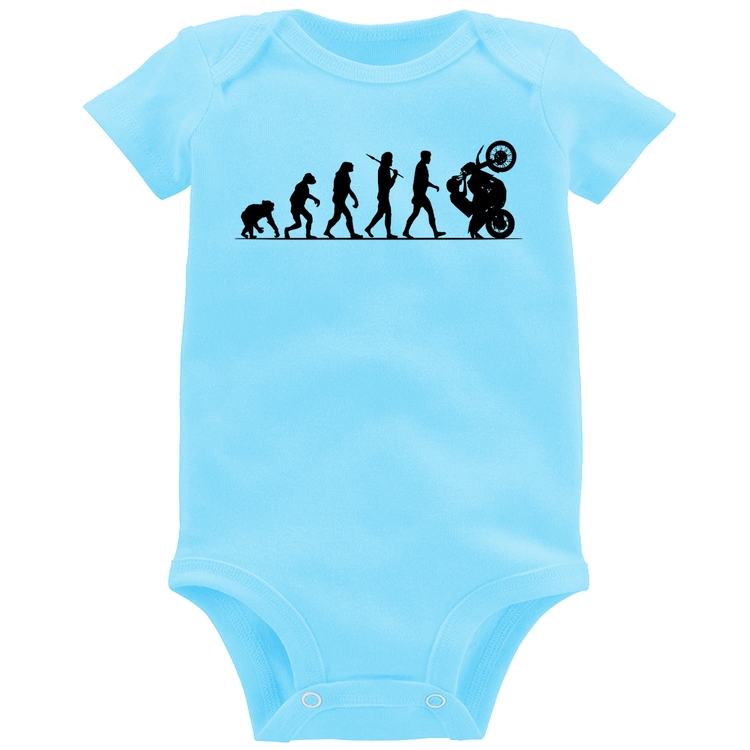 Body Bebê Evolução do Grau XT 660 - Azul Bebê