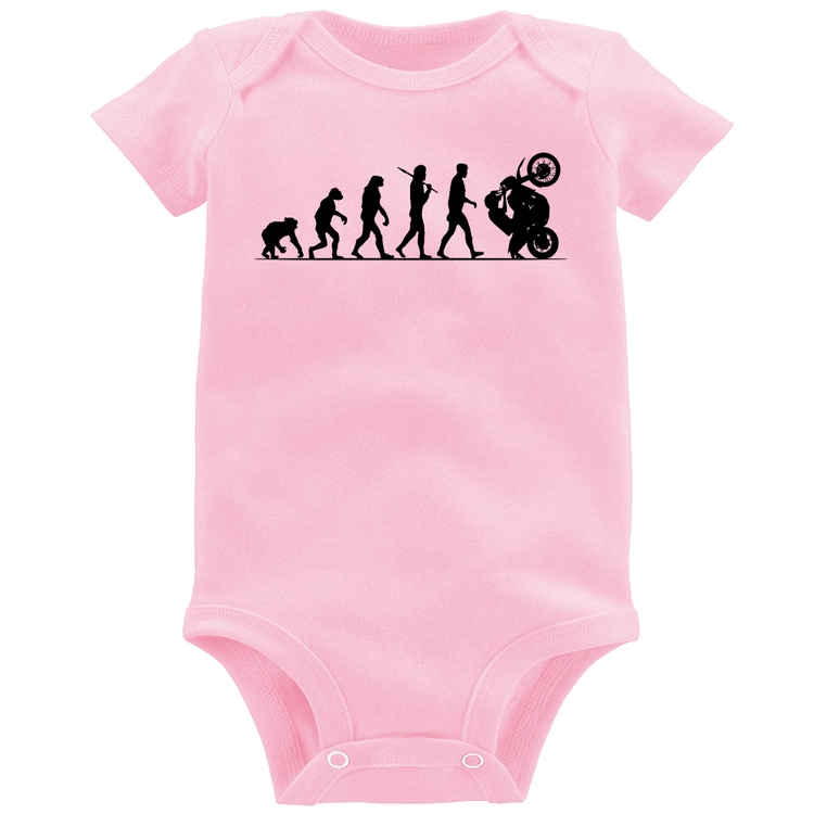 Body Bebê Evolução do Grau XT 660 - Rosa Bebê
