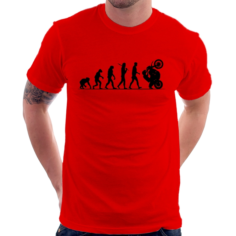 Camiseta Evolução do Grau XT 660 - Vermelha