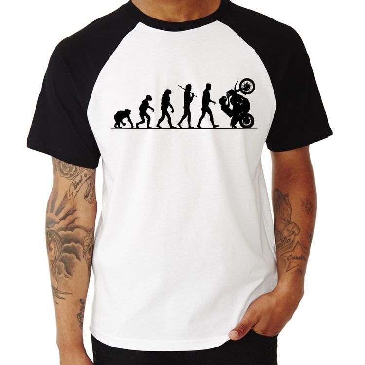 Camiseta Raglan Evolução do Grau XT 660
