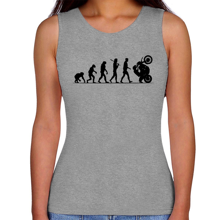 Regata Feminina Evolução do Grau XT 660 - Cinza