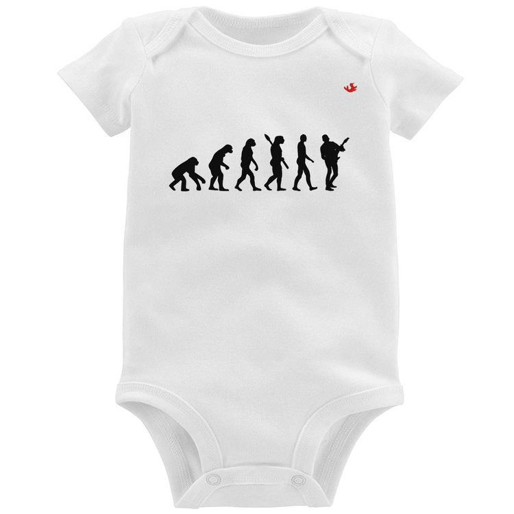 Body Bebê Evolução do Guitarrista