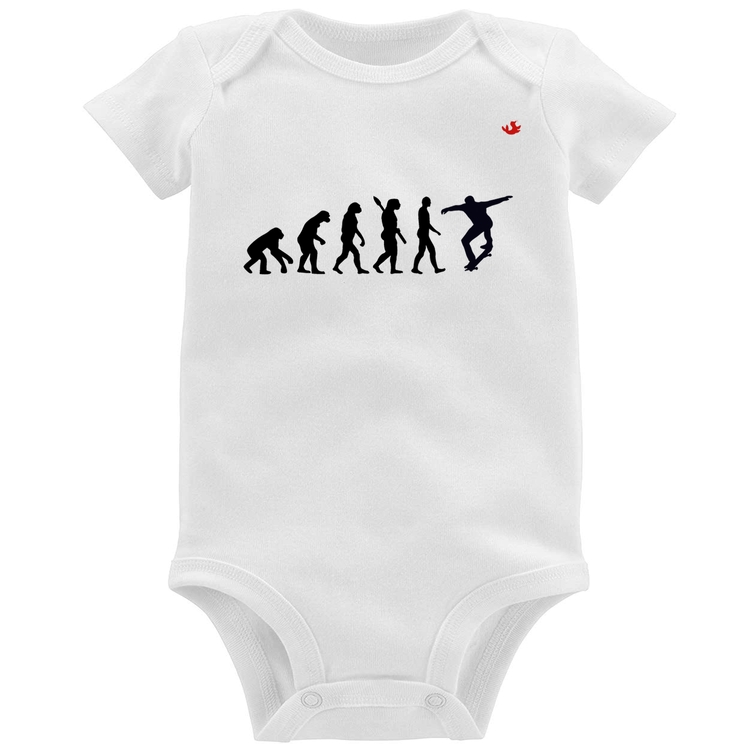 Body Bebê Evolução do Skatista