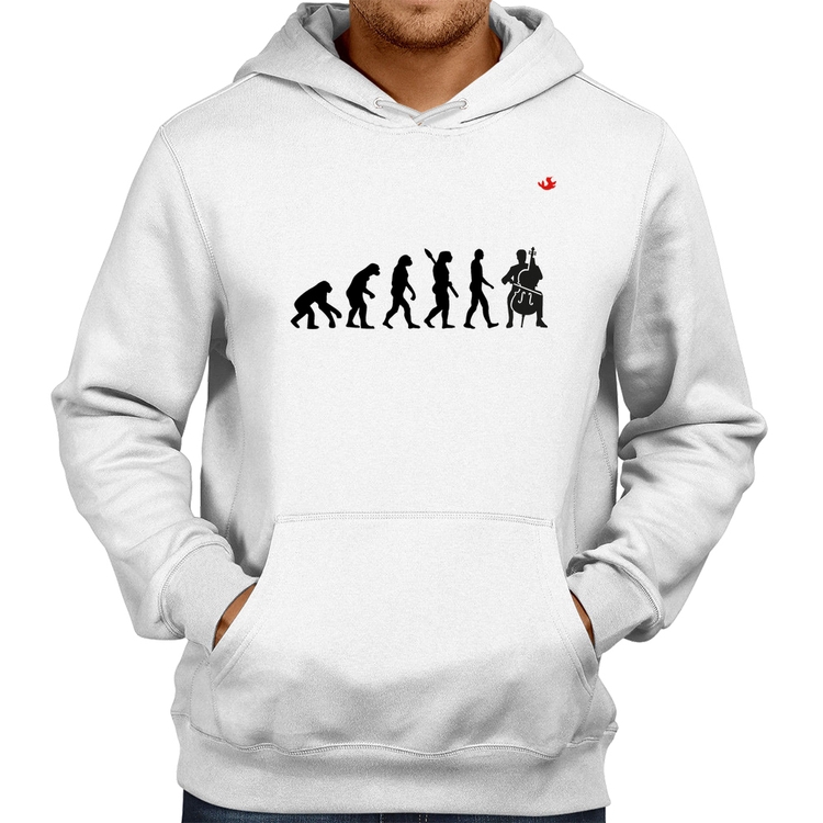 Moletom Evolução do Violoncelista - Branco