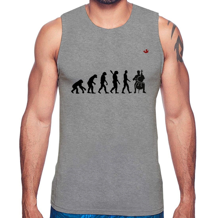 Regata Evolução do Violoncelista - Cinza