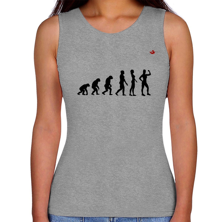 Regata Feminina Evolução Fitness - Cinza