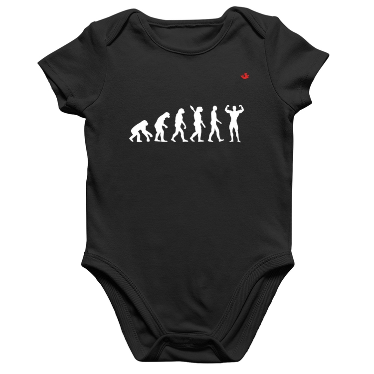 Body Bebê Algodão Evolução na Musculação
