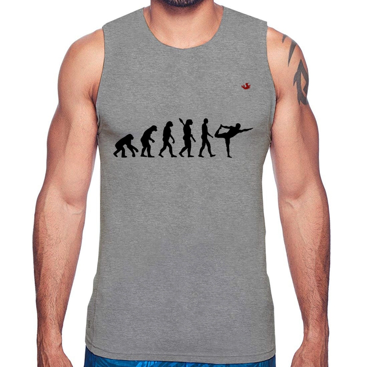 Regata Yoga Evolução do Yogi - Cinza