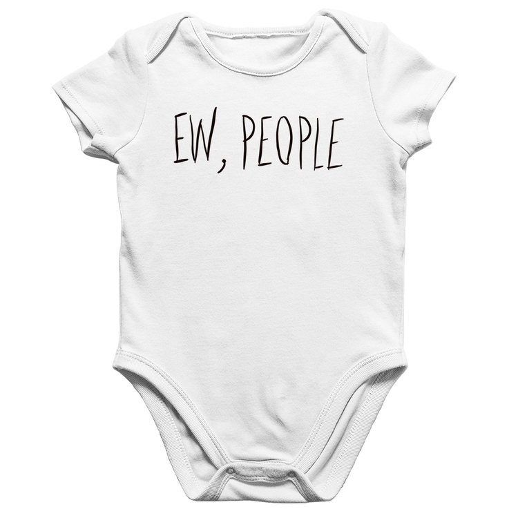 Body Bebê Algodão Ew, People - Branco