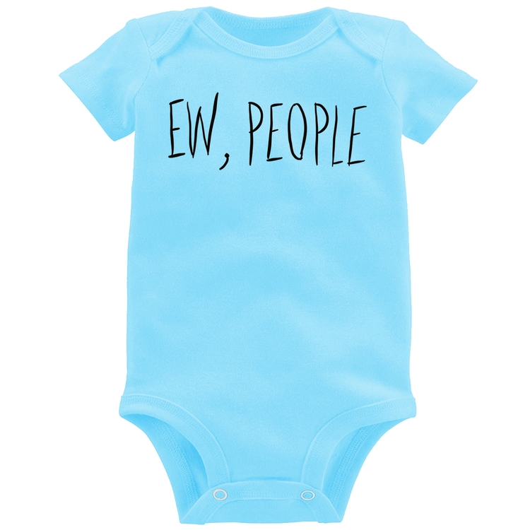 Body Bebê Ew, People - Azul Bebê