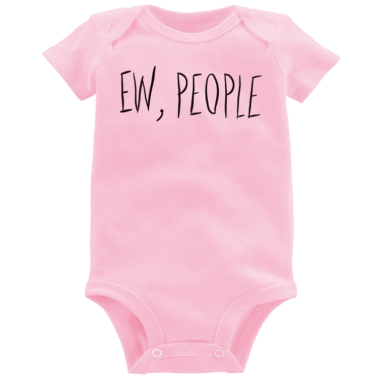 Body Bebê Ew, People - Rosa Bebê