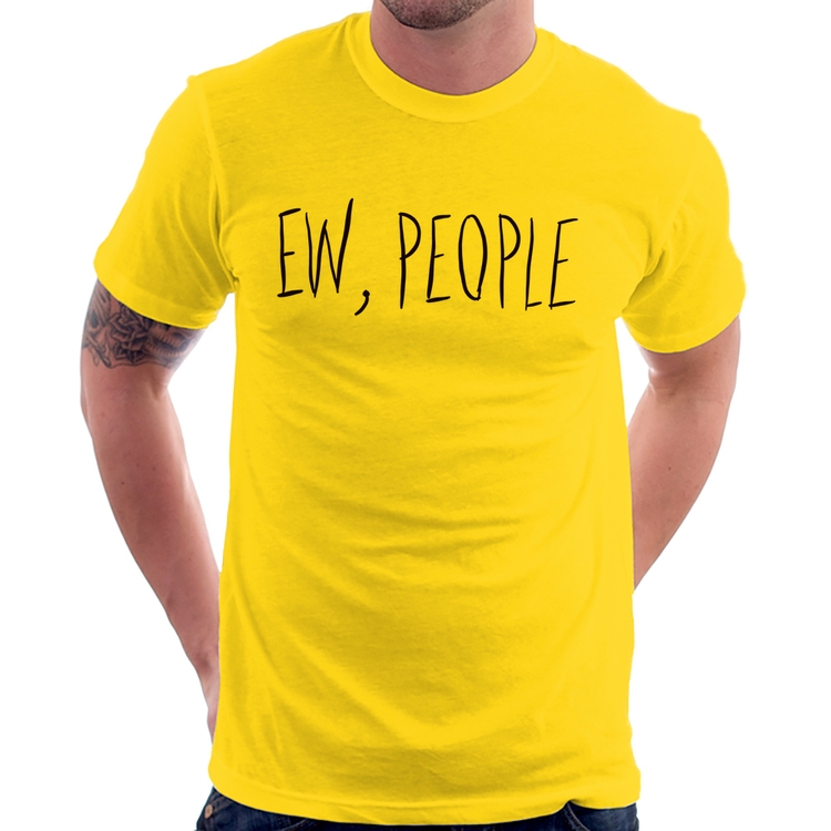 Camiseta Ew, People - Amarela