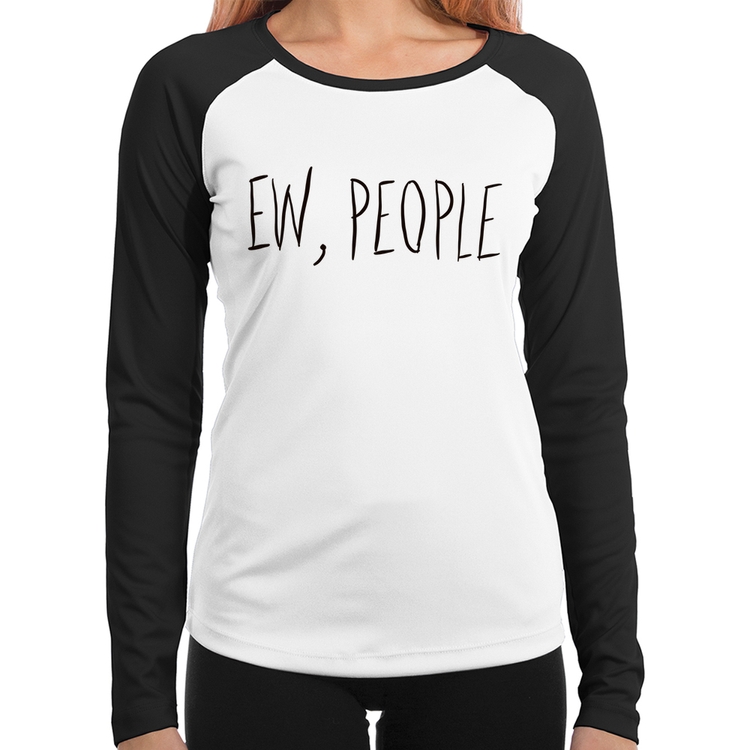 Baby Look Raglan Ew, People Manga Longa