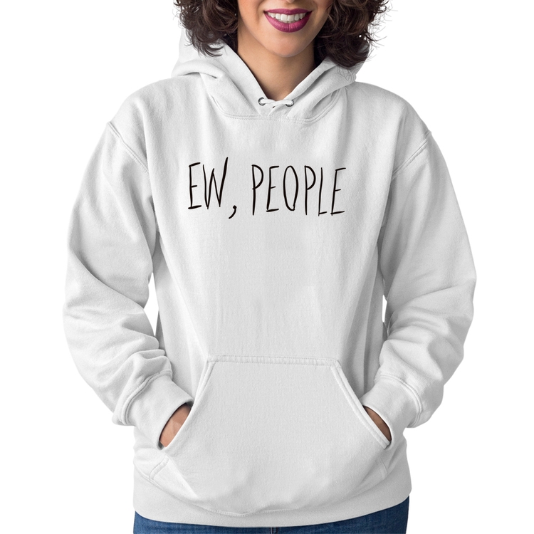 Moletom Feminino Ew, People - Branco