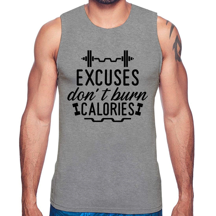 Regata Excuses Don't Burn Calories - Cinza