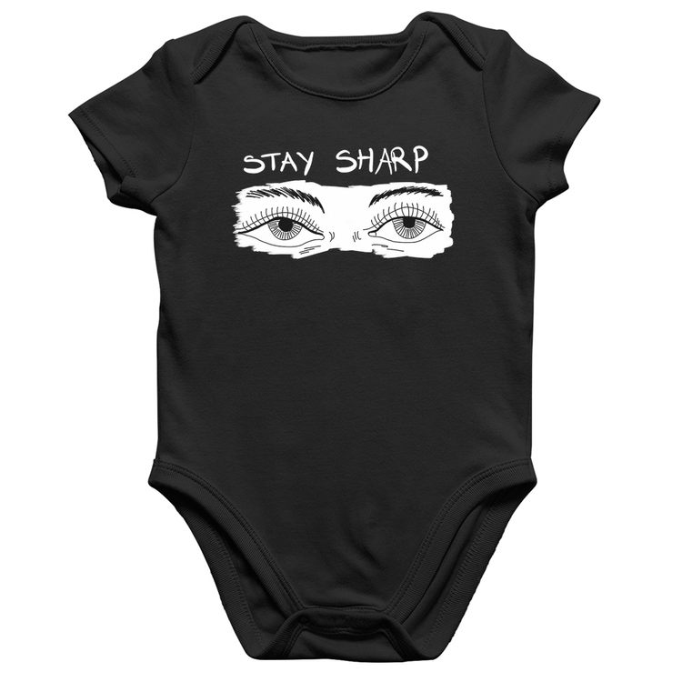 Body Bebê Algodão Eyes Stay Sharp