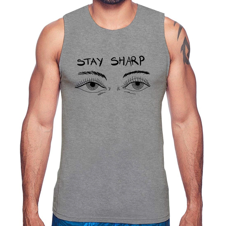 Regata Eyes Stay Sharp - Cinza