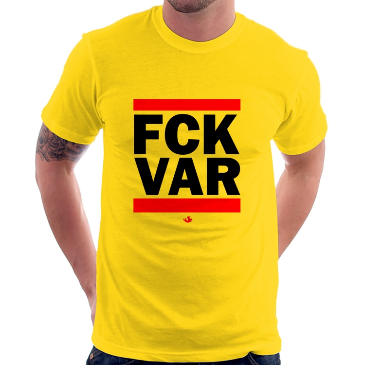 Camiseta F*CK VAR - Amarela