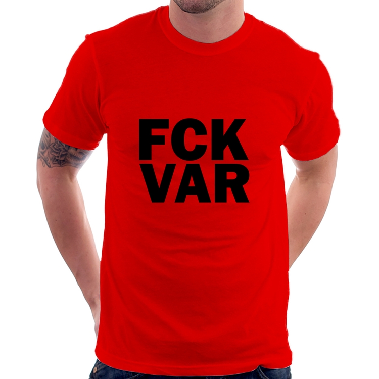 Camiseta F*CK VAR - Vermelha