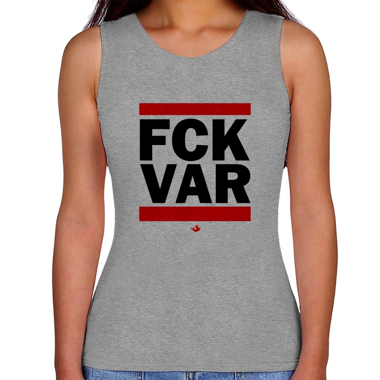 Regata Feminina F*CK VAR - Cinza