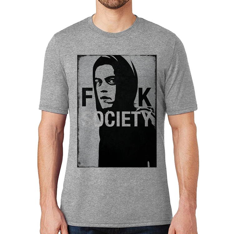 Camiseta F**k Society Eliot - Cinza