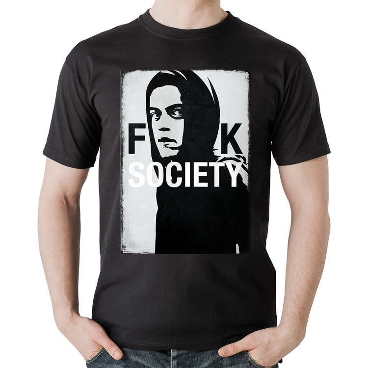 Camiseta Algodão F**k Society Eliot