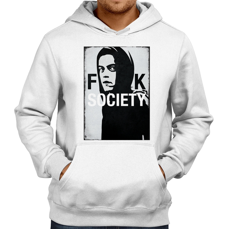 Moletom F**k Society Eliot - Branco