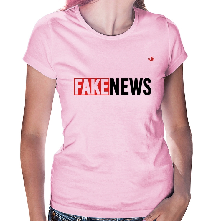 Baby Look Fake News - Rosa Bebê