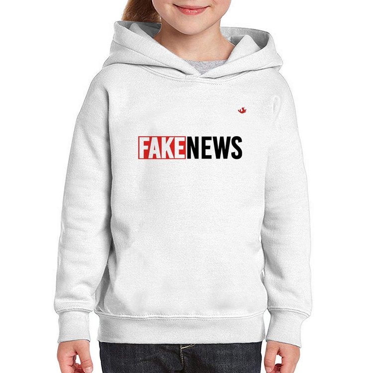 Moletom Infantil Fake News
