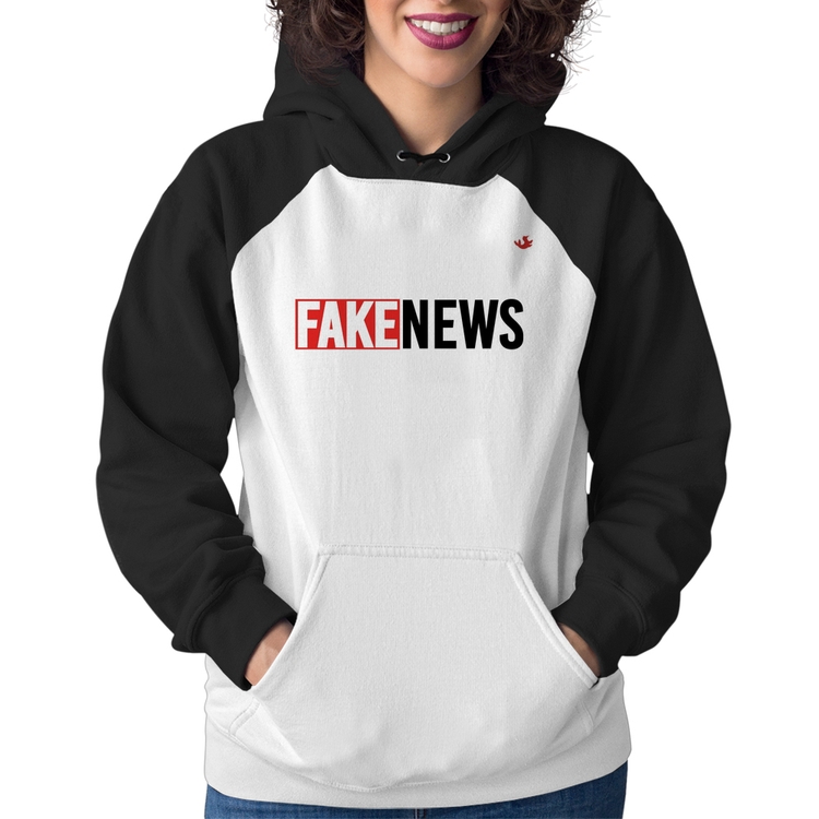 Moletom Feminino Fake News